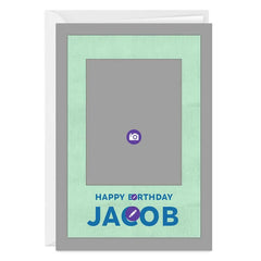 Personalized Here's to You Photo Card