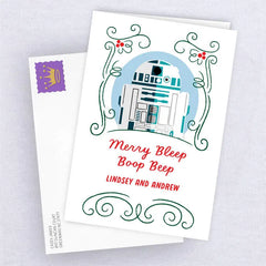 Personalized Star Wars™ R2-D2™ Christmas Card