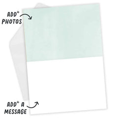 Personalized Watercolor Green Eucalyptus Card