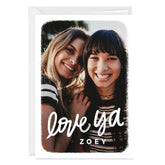 Personalized Love Ya Photo Card