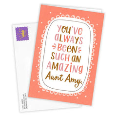 Personalized Always Amazing You Card