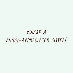 You're Much Appreciated Thank You Card for Pet Sitter