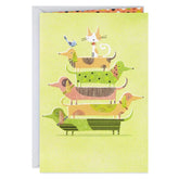 UNICEF Pet Pyramid Birthday Card for Friend