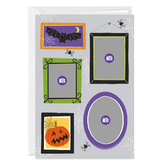 Boo Crew Photo Collage Custom Halloween Card