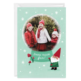 Snow Much Fun Snow Globe Custom Holiday Card