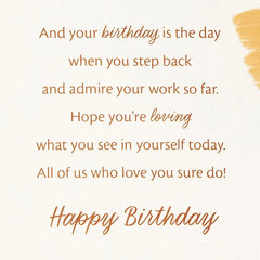 The Masterpiece of You Birthday Card for Daughter
