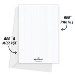 Elegant Star of David Flat Hanukkah Photo Card