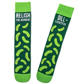 Relish the Moment Pickle Novelty Crew Socks