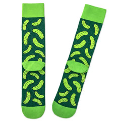 Relish the Moment Pickle Novelty Crew Socks