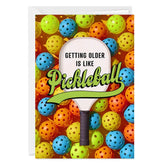 Pickleball Funny Custom Birthday Card