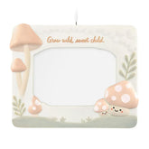 Grow Wild, Sweet Child Porcelain Personalized Ornament, Custom Photo