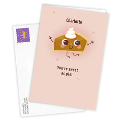 Sweet as Pie Custom Thanksgiving Card
