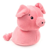 Zip-Along Pig Plush Toy