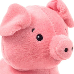 Zip-Along Pig Plush Toy