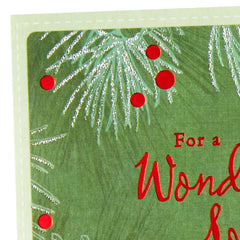 Family Is the Best Gift Christmas Card for Son and Daughter-in-Law