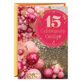 Today We Celebrate You Spanish-Language Quinceañera Card