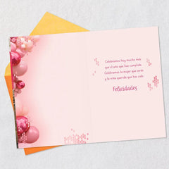 Today We Celebrate You Spanish-Language Quinceañera Card