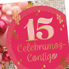 Today We Celebrate You Spanish-Language Quinceañera Card