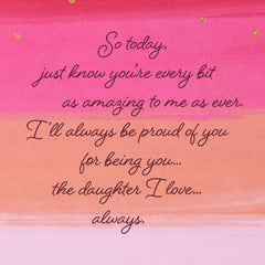 So Proud of You Birthday Card for Daughter
