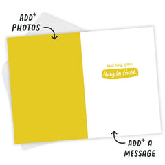Hey Universe Cut it Out Funny Custom Encouragement Card