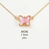 Demdaco Artful Butterfly Charm Necklace for Mom, 16"