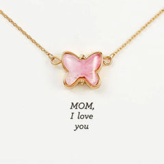 Demdaco Artful Butterfly Charm Necklace for Mom, 16"