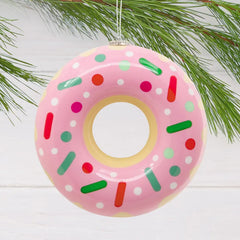 Sprinkle Donut Shatterproof Hallmark Ornament