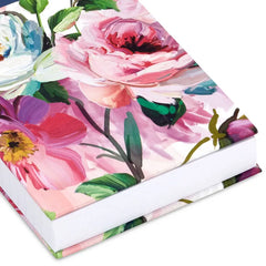 Sumptuous Floral Fabric Covered Small List Pad