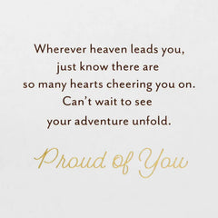 Cheering You On Religious Graduation Card for Daughter