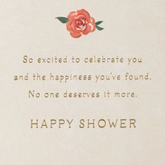 So Happy To Celebrate You Wedding Shower Card for Bride-to-Be