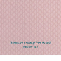 A Treasure to Nurture and Love Baptism Card for Girl