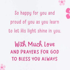So Happy and Proud Religious First Communion Card for Daughter