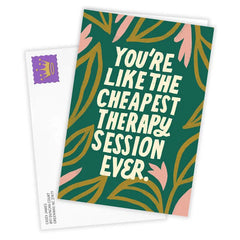 Thanks for the Cheap Therapy Funny Custom Card