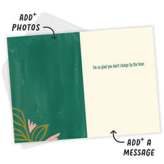 Thanks for the Cheap Therapy Funny Custom Card