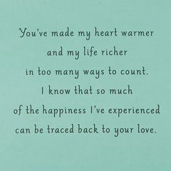 Thanks for a Lifetime of Love Birthday Card for Mom