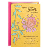 I Always Turn to You Birthday Card for Sister