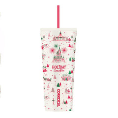 Hallmark + Disney Holiday Ever After Corkcicle Stainless Steel Cold Cup, 24 oz.
