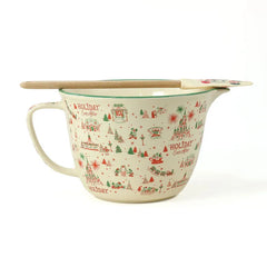 Hallmark + Disney Holiday Ever After Zrike Brands Mixing Bowl With Spatula, Set of 2