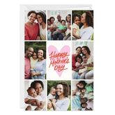 Pink Heart Custom Mother's Day Card