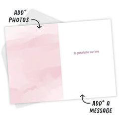 We Listened to Our Hearts Romantic Custom Love Card