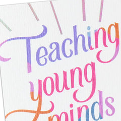 Important Work Thank-You Card for Teachers