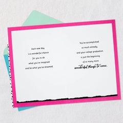 The Best Is Yet to Come College Graduation Card
