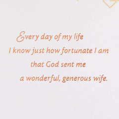 You Are a Blessing Religious 50th Anniversary Card for Wife