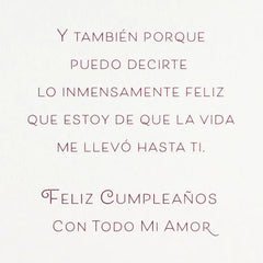 So Happy to Celebrate You Spanish-Language Birthday Card for Wife