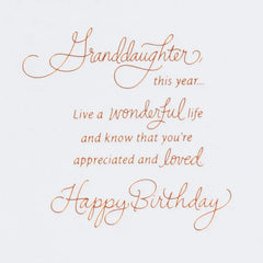 How Incredible You Are Birthday Card for Granddaughter