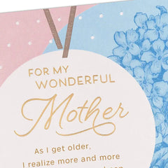 Grateful for All the Love All Through Life Birthday Card for Mother