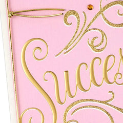 Success Is Dreaming Big Graduation Card for Her