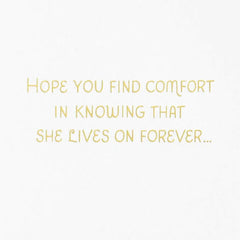 Her Loving Way Sympathy Card