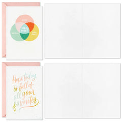 Sunny Tropical Assorted Boxed Blank Notes, Pack of 16