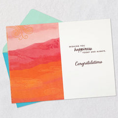Wishing You Courage and Happiness Graduation Card